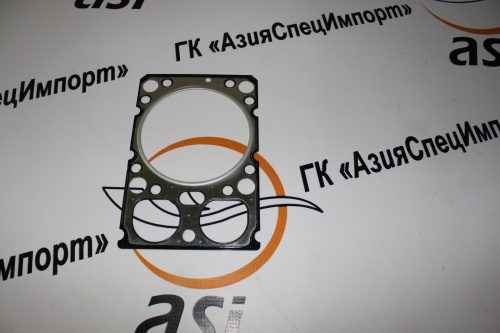 Прокладка ГБЦ WD615/WD10/LW541F металл (штука) ― ГК АзияСпецИмпорт