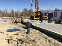 Весы электронные площадочные SCS-100 1600*300mm, грузоподъемн.100т