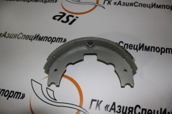 Колодка ручного тормоза ZL50 (комплект 2 штуки) ― ГК АзияСпецИмпорт